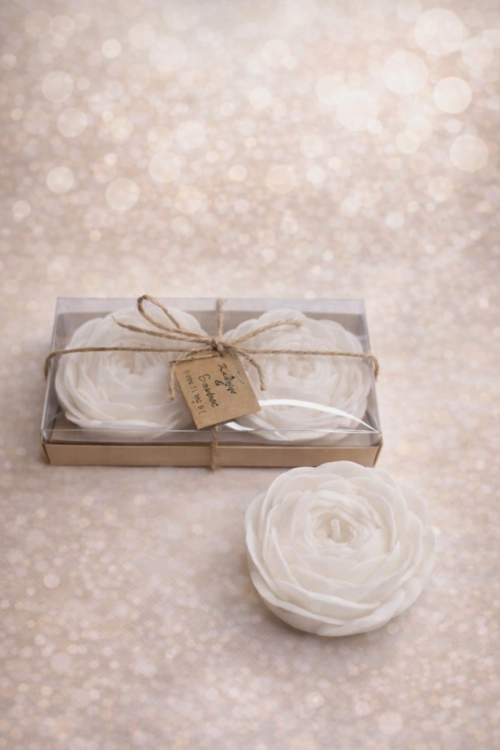 Eren Gül Mum İkili Set 