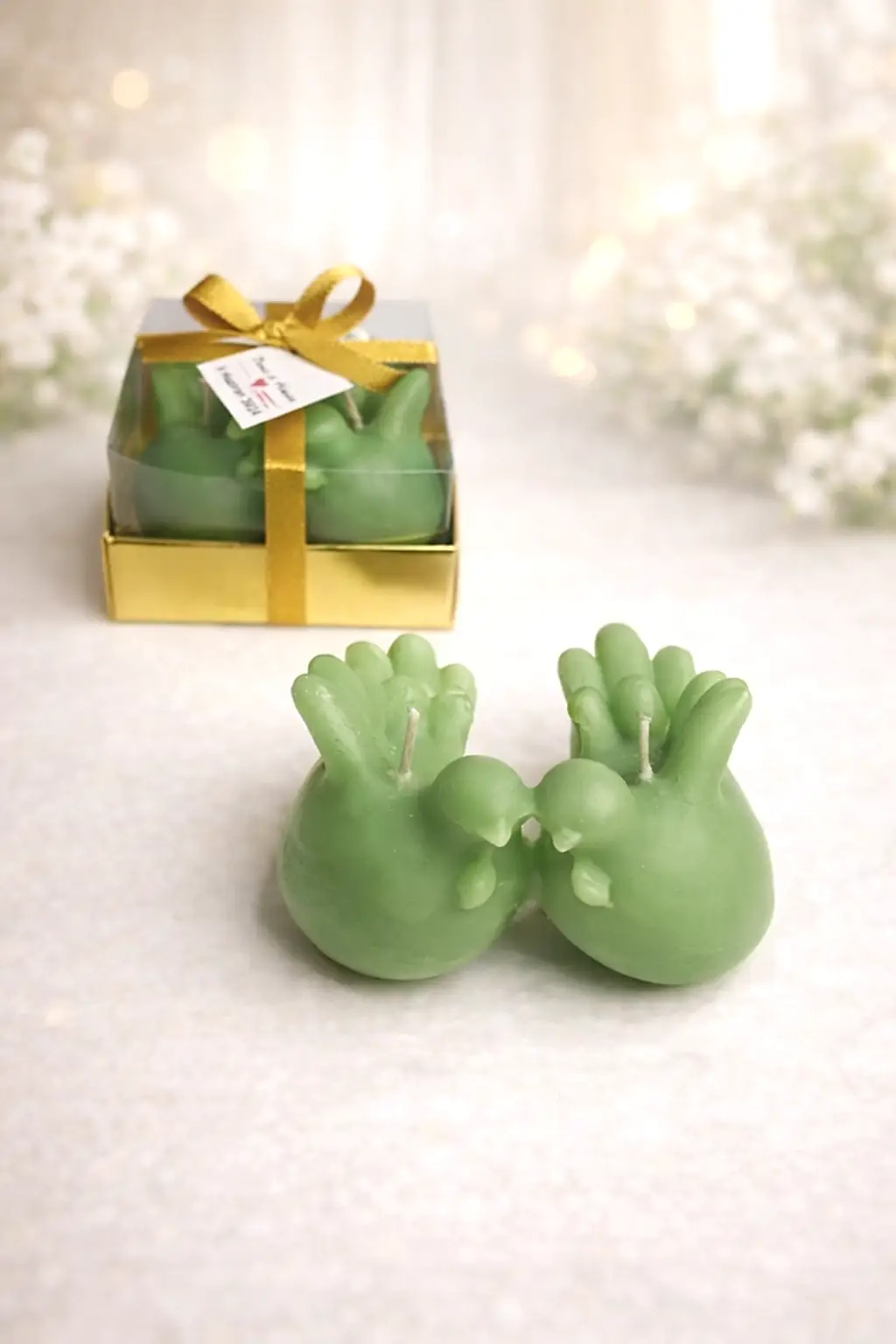 Muhabbet Kuşları Mum 