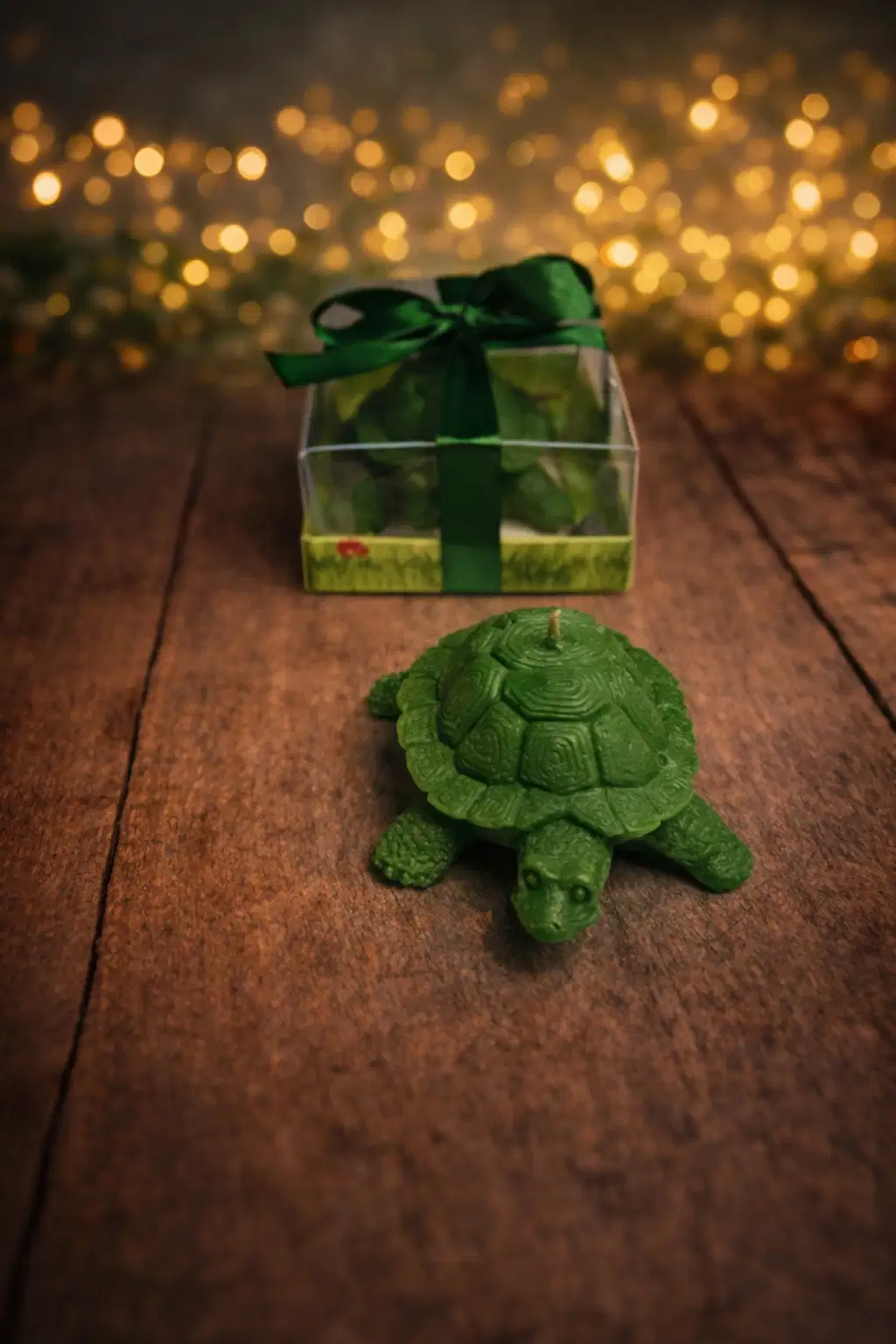 Kaplumbağa Figürlü Dekoratif Mum