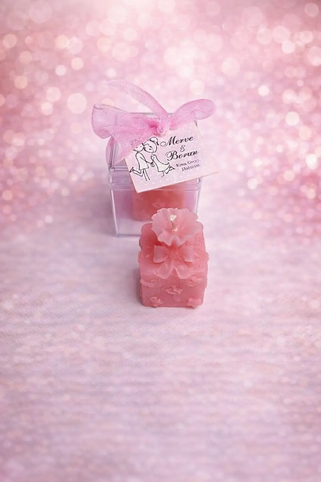 Mika Kutu Şeker Mum