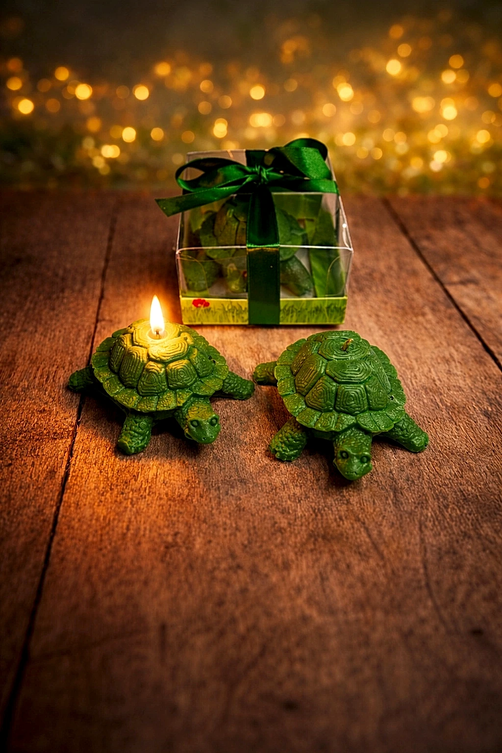 Kaplumbağa Figürlü Dekoratif Mum