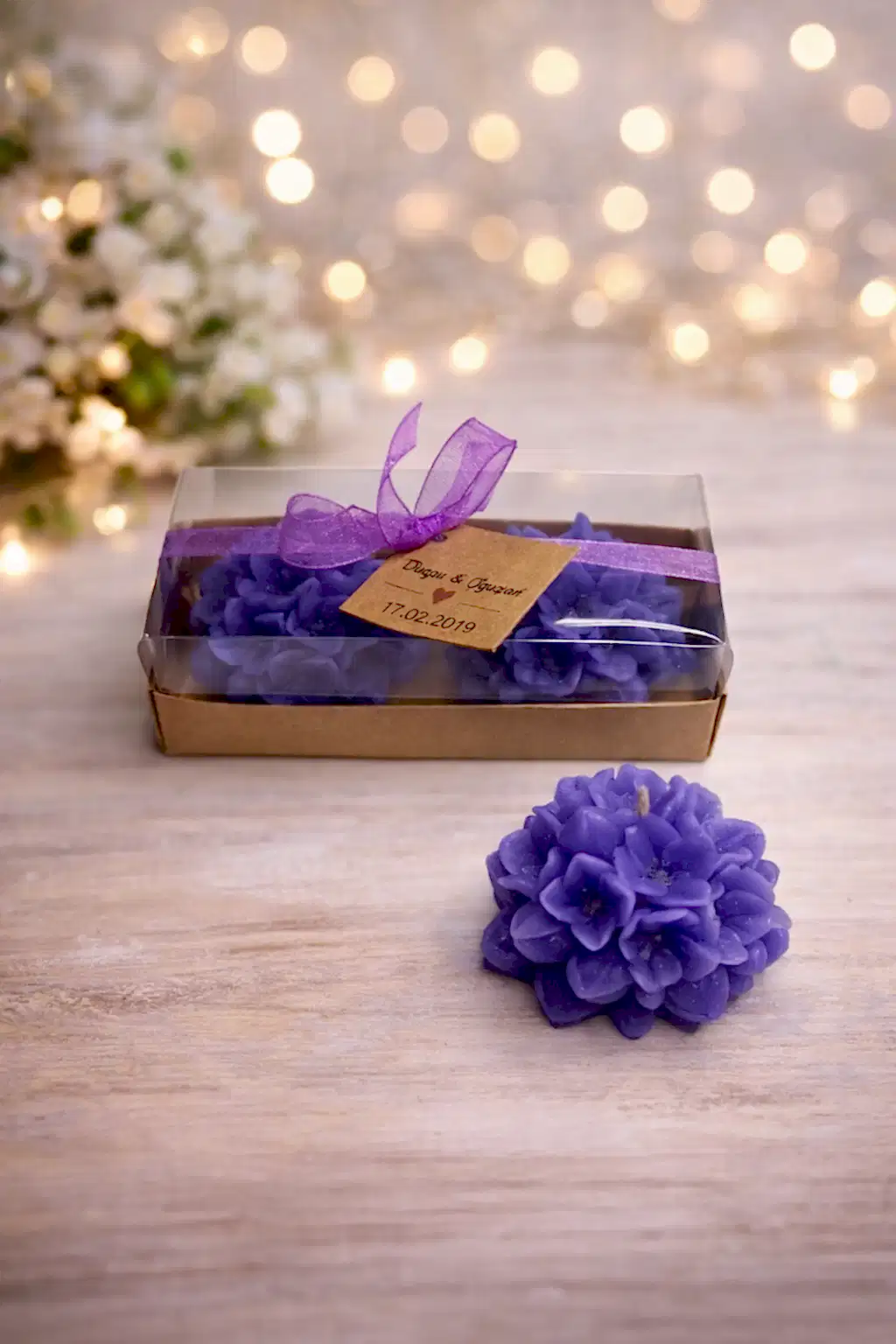 Ortanca Mum Model 1 İkili Set 