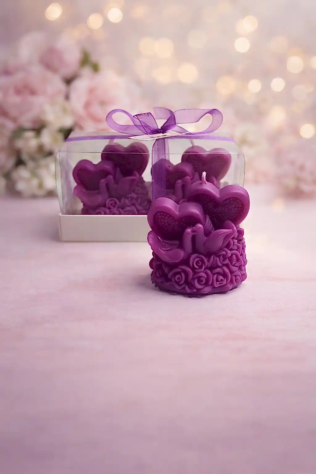 Sevgi Mum Güvercinleri İkili Set 