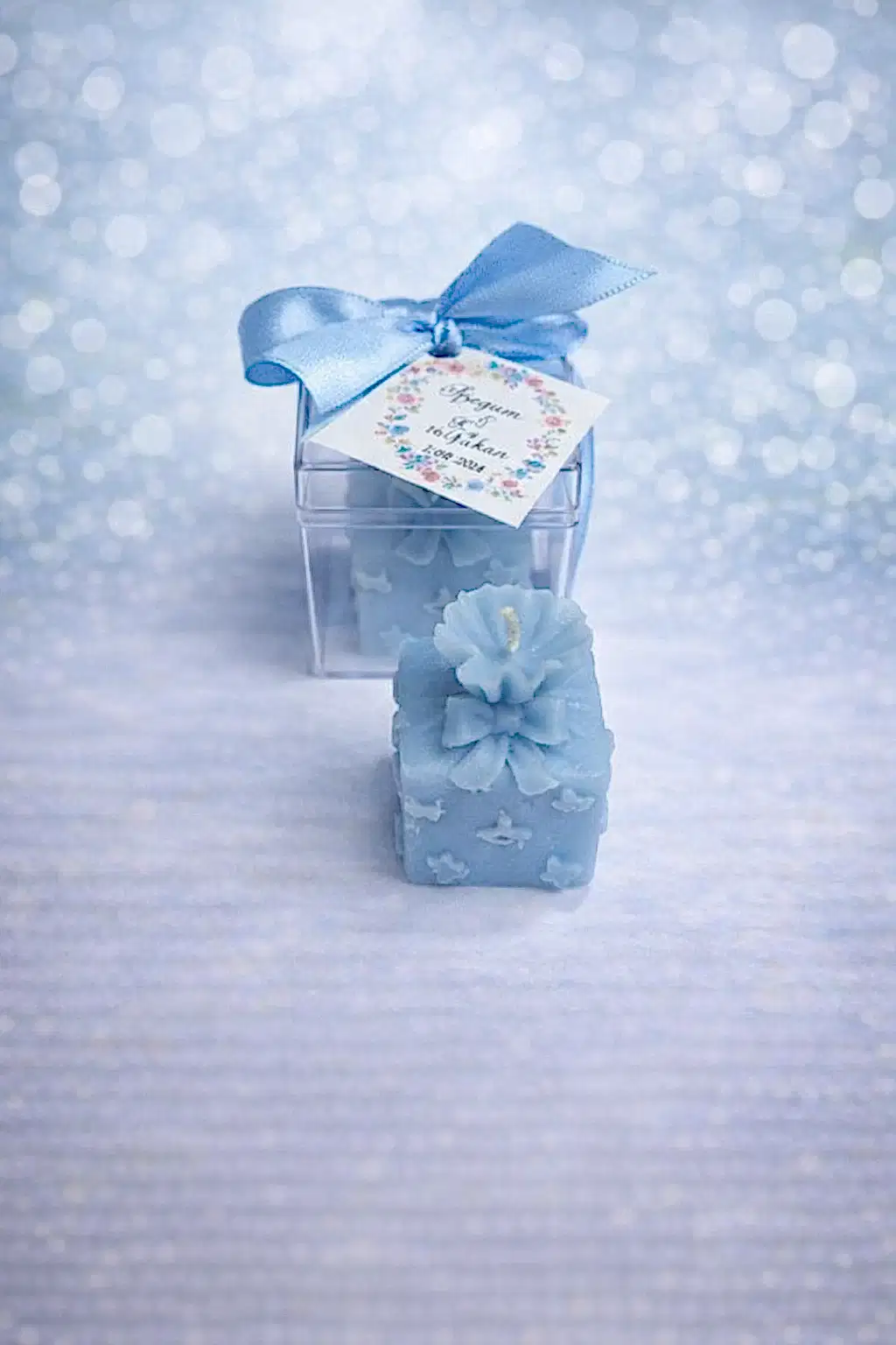 Mika Kutu Şeker Mum