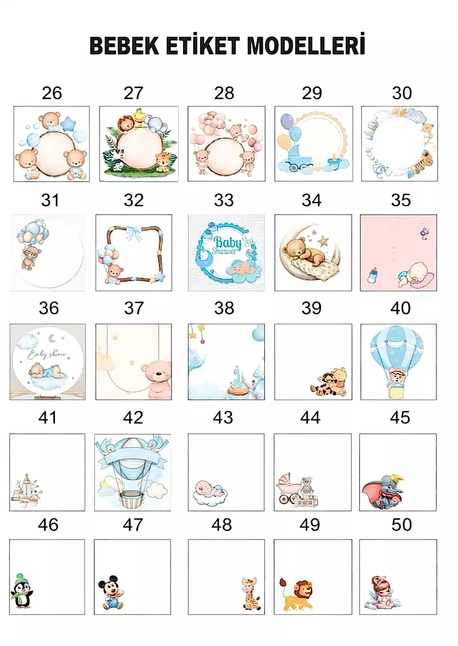 Bebek Temalı Dekoratif Mum 