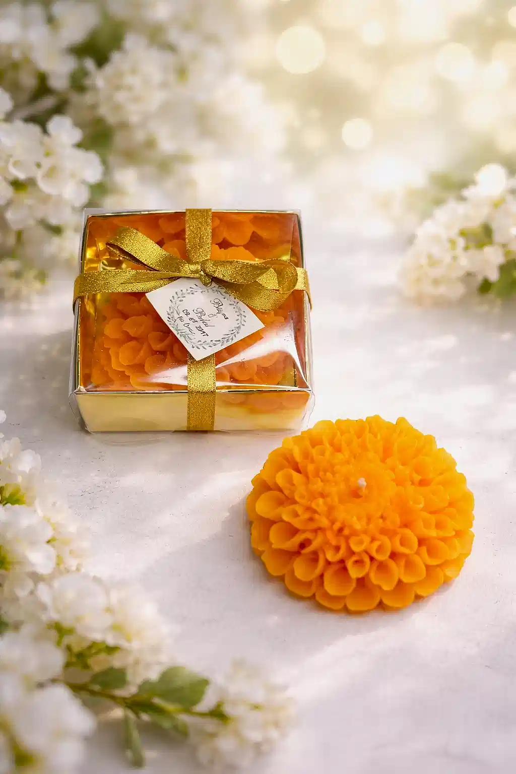 Yıldız Çiçeği Mum