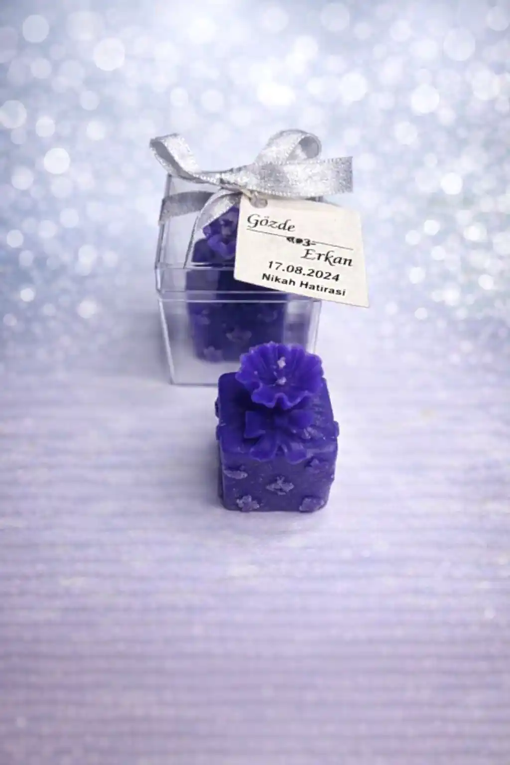 Mika Kutu Şeker Mum