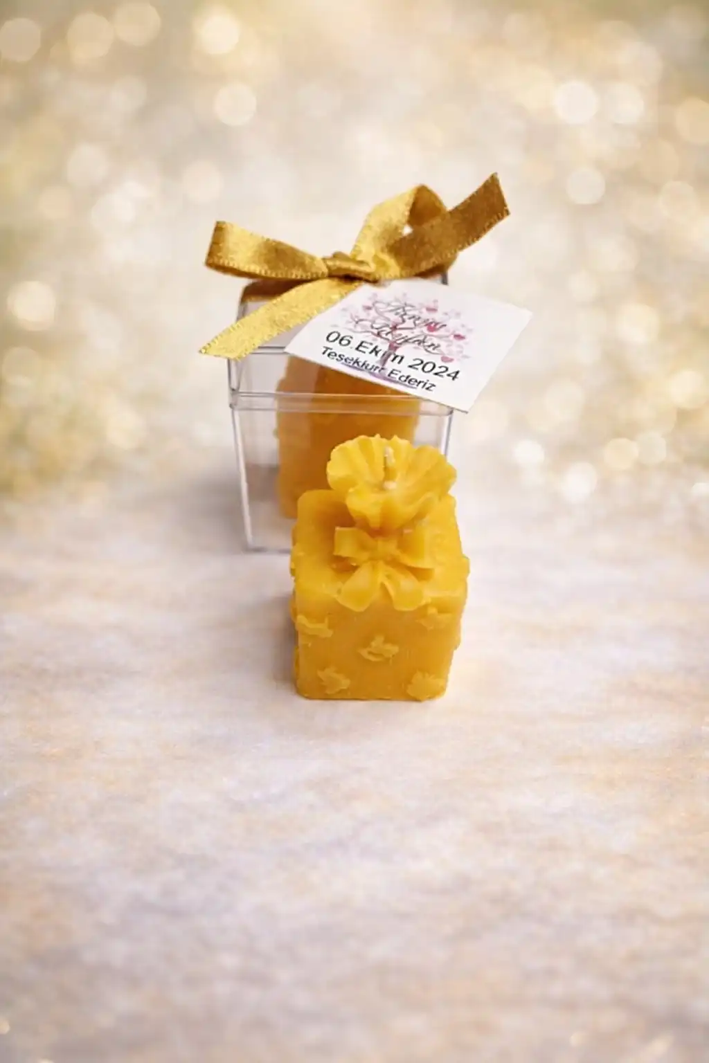 Mika Kutu Şeker Mum