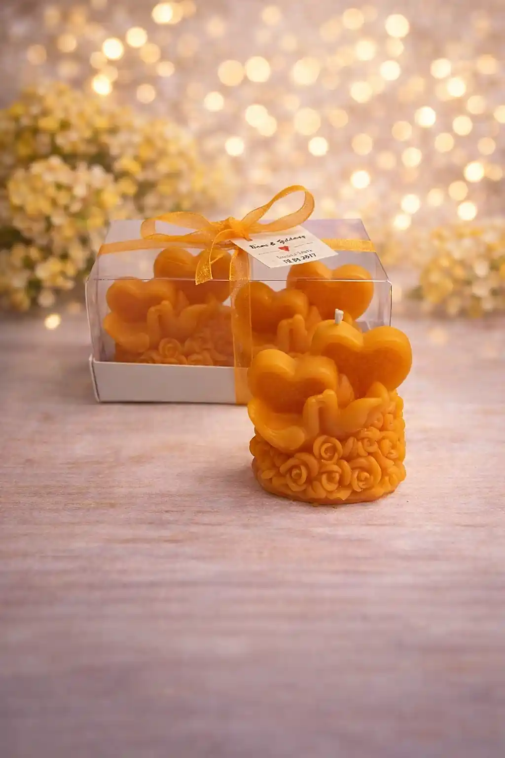 Sevgi Mum Güvercinleri İkili Set 