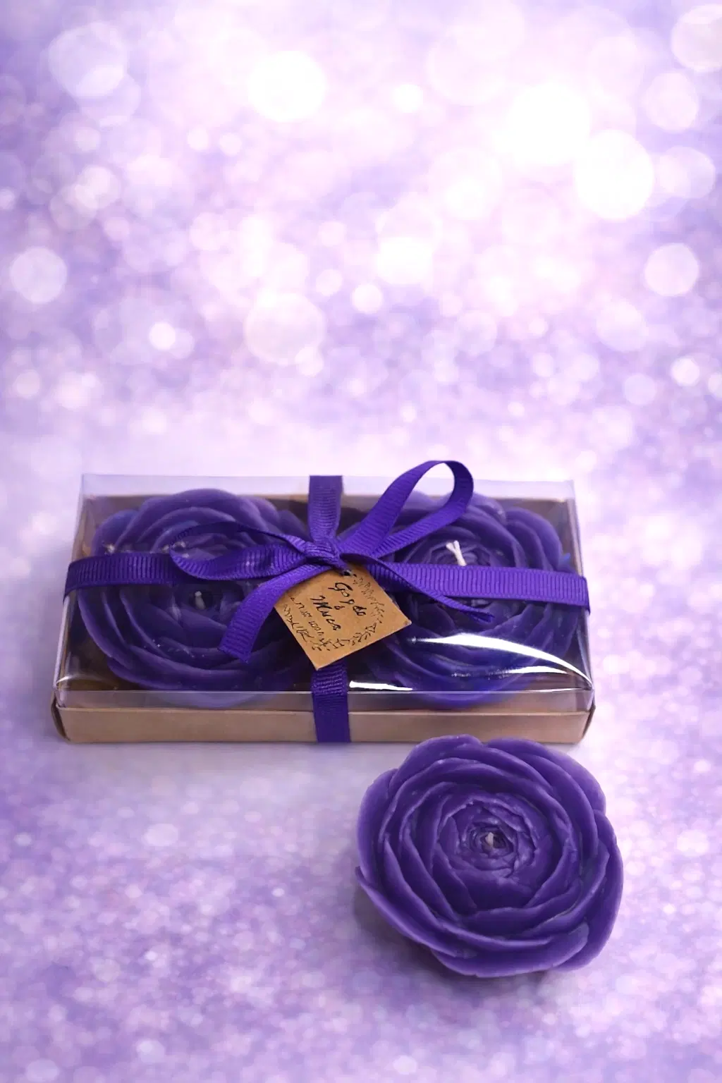 Eren Gül Mum İkili Set 