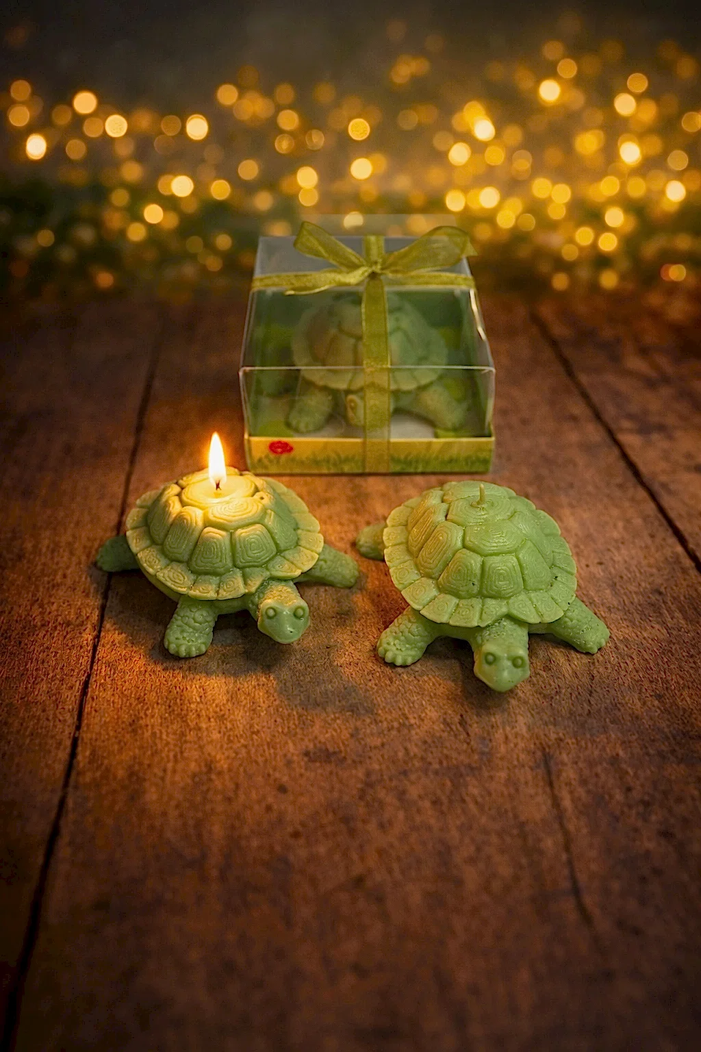 Kaplumbağa Figürlü Dekoratif Mum