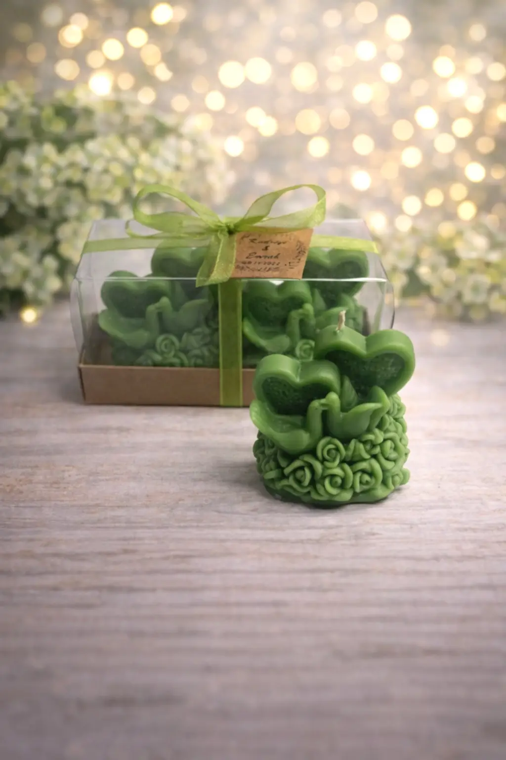 Sevgi Mum Güvercinleri İkili Set 