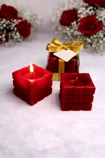 Dekoratif Küp Mum Nikah Şekeri | Mum Nikah Şekeri