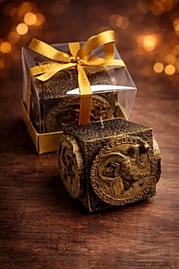 Koç Burcu Dekoratif Mum | Şık Doğum Günü Hediyesi