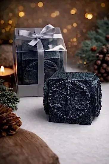 Terazi Burcu Dekoratif Mum  | Doğum Günü Hediyesi