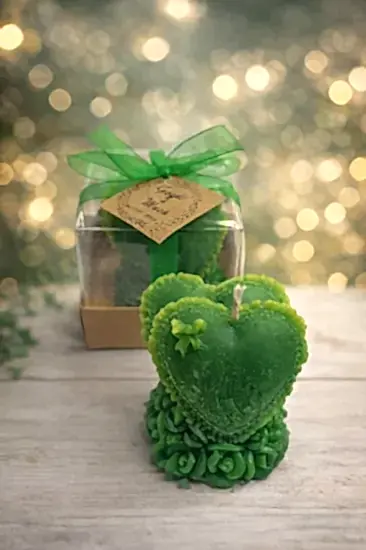 Kalpli Mum | Romantik Nişan Düğün Hediyeliği