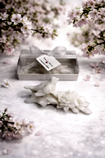 Bahar Dalı Mum | Nikah ve Nişan Hediyeliği