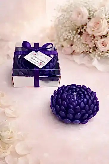 Sukulent Mum Model 16 | Nikah, Nişan Mumu