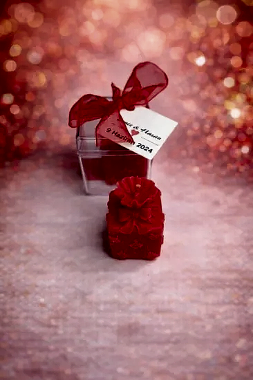 Mika Kutu Şeker Mum | Düğün ve Kına Hediyeliği