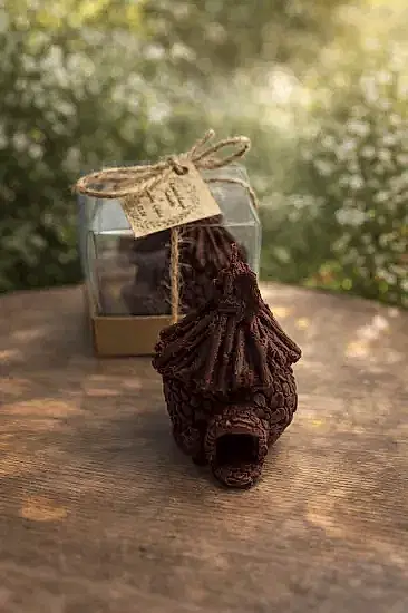 Hobbit Evi Dekoratif Mum | Özel Tasarım Hediyelik