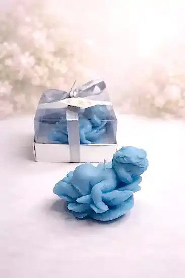Nilüfer Bebek Dekoratif Mum | Bebek Hediyesi