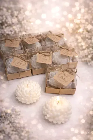 Sukulent Mum Model 15 | Nikah, Nişan ve kına Mumu