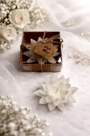 Nilüfer Mum Model 1 | Kalıcı Nikah Hediyesi