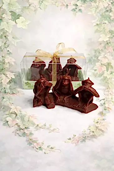 Üç Maymun Figürlü Mum | Dekoratif Mum