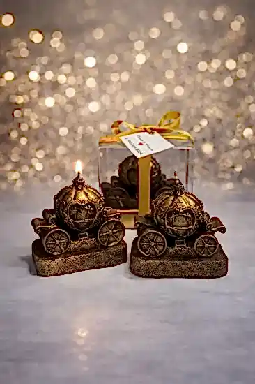 Sindirella Temalı Mum | Kişiye Özel Kutulu