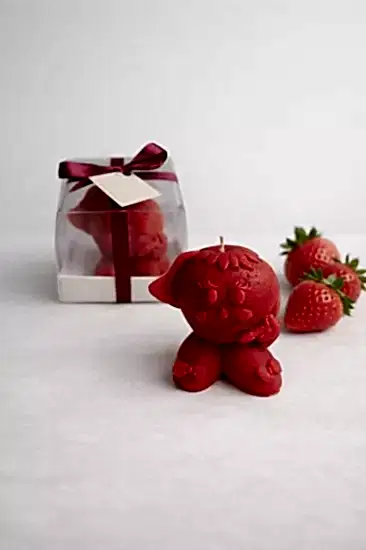 Çilek Mum | Nikah, Bebek Hediyesi ve Dekoratif Mum