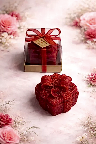 Hediye Mum Kutusu Model 1 | Nişan Düğün Hediyeliği