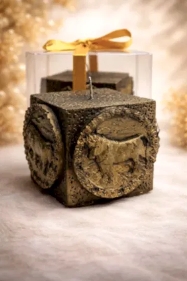 Boğa Burcu Dekoratif Mum | Şık Doğum Günü Hediyesi