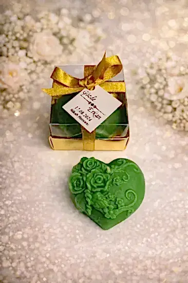 Sarmaşık Gül Mum | Nikah, Nişan ve Dekoratif Mum