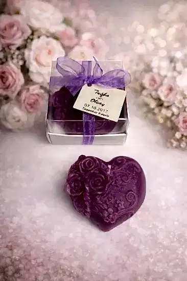 Sarmaşık Gül Mum | Nikah, Nişan ve Dekoratif Mum