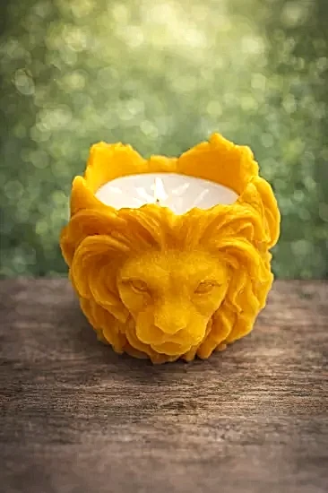 Aslan Mum Model 1 Dekoratif Mum |  Şık Tasarım