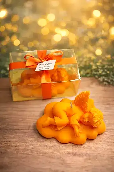 Bulut Melek Mum | Bebek Hediyesi Mevlid Hediyeliği