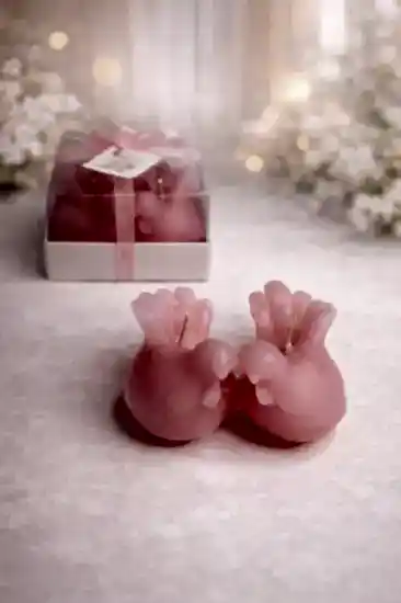 Muhabbet Kuşları Mum | Nikah, Romantik Hediyelik