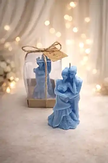 Gelin Damat Mum Model 2 |  Dekoratif Nikah Şekeri 