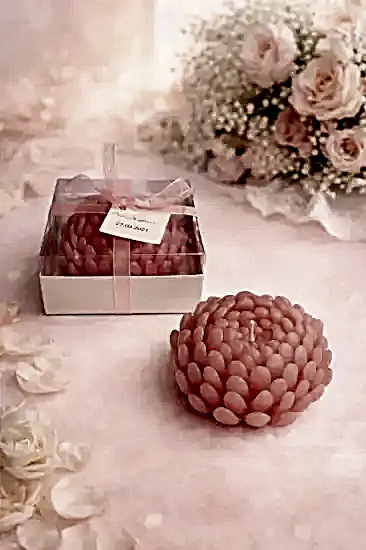 Sukulent Mum Model 16 | Nikah, Nişan Mumu