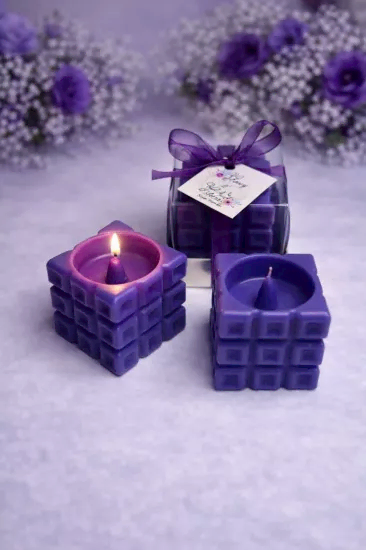 Dekoratif Küp Mum Nikah Şekeri | Mum Nikah Şekeri