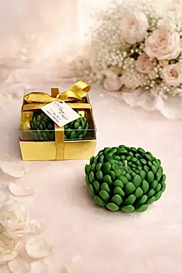 Sukulent Mum Model 16 | Nikah, Nişan Mumu