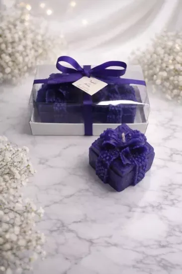 Hediye Mum Kutusu Model 1 İkili Set | Mum Hediyesi