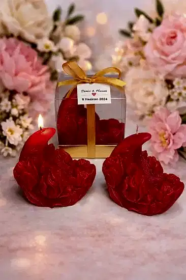 Lale Ay Işığı Mum – Kokulu Dekoratif Mum