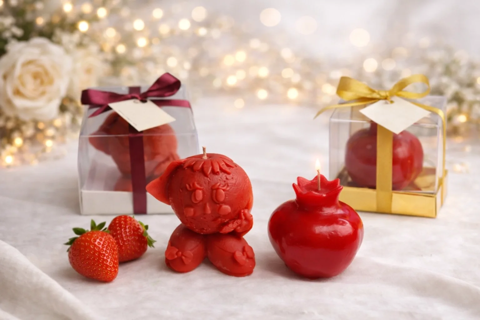 MEYVE FİGÜRLÜ MUMLAR